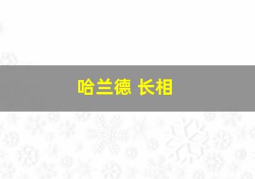 哈兰德 长相